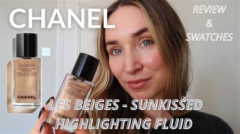 chanel sheer illuminating fluid sunkissed|LES BEIGES Sheer healthy glow highlighting fluid Sunkissed.